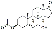 Androst-5-en-17-one, 3-(acetyloxy)-7-hydroxy-, (3beta)- (9CI) Structure