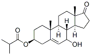 Androst-5-en-17-one,7-hydroxy-3-(2-methyl-1-oxopropoxy)-,(3beta)-(9CI) Structure