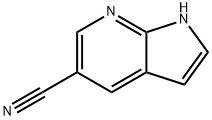 1H-PYRROLO[2,3-B]PYRIDINE-5-CARBONITRILE 구조식 이미지