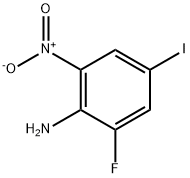 2-FLUORO-4-IODO-6-NITROANILINE Structure