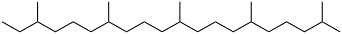 2,6,10,14,18-pentamethylicosane Structure