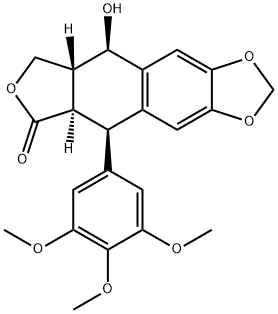 Podophyllotoxin Structure