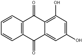 1,3-DIHYDROXYANTHRAQUINONE Structure