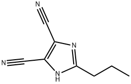 2-PROPYL-1H-IMIDAZOLE-4,5-DICARBONITRILE Structure