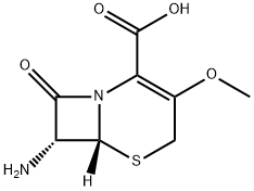 7-Amino-3-methoxy-3-cephem-4-carboxylic acid 구조식 이미지