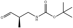 Carbamic acid, [(2R)-2-methyl-3-oxopropyl]-, 1,1-dimethylethyl ester (9CI) Structure