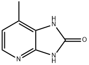 2H-Imidazo[4,5-b]pyridin-2-one, 1,3-dihydro-7-methyl- (9CI) Structure