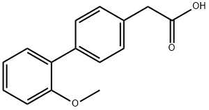 (2'-METHOXY-BIPHENYL-4-YL)-ACETIC ACID Structure