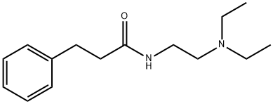 N-[2-(Diethylamino)ethyl]-3-phenylpropionamide Structure