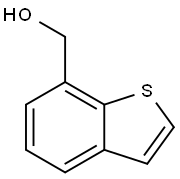 1-벤조티엔-7-일메탄올 구조식 이미지