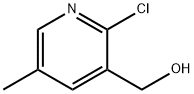 (2-Chloro-5-methylpyridin-3-yl)methanol 구조식 이미지