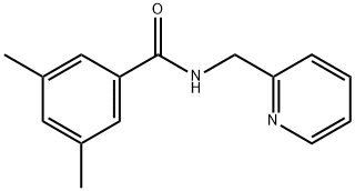 N-(2-picolyl)-3,5-dimethylbenzamide Structure
