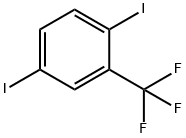 1,4-DIIODO-2-(트리플루오로메틸)벤젠 구조식 이미지