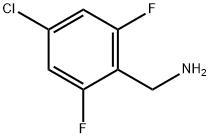 (4-Chloro-2,6-difluorophenyl)methanamine Structure