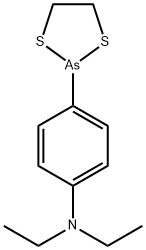 p-(1,3,2-디티아르솔란-2-일)-N,N-디에틸아닐린 구조식 이미지