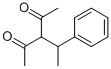 3-(1-페닐-에틸)-펜탄-2,4-디온 구조식 이미지