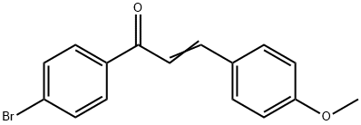 (E)-1-(4-bromophenyl)-3-(4-methoxyphenyl)prop-2-en-1-one 구조식 이미지