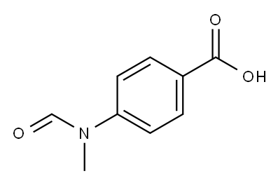N-Formyl-4-(methylamino)benzoic acid Structure