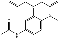 4-Acetylamino-2-(diallylamino)anisole 구조식 이미지