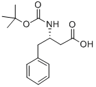 (S)-3-(Boc-amino)-4-phenylbutyric acid 구조식 이미지