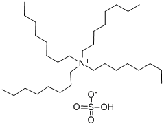 TETRAOCTYLAMMONIUM HYDROGEN SULFATE Structure