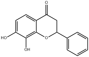 7,8-DIHYDROXYFLAVANONE Structure