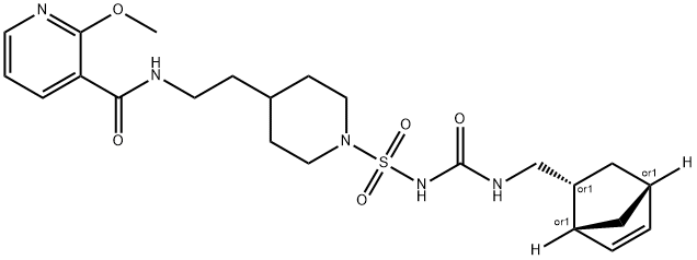 Gliamilide Structure