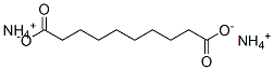 Ammonium sebacate Structure