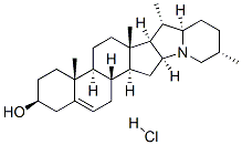 Solanid-5-en-3-ol, hydrochloride, (3beta)- Structure