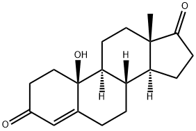 10β-hydroxyestr-4-ene-3,17-디온 구조식 이미지