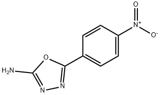 2-AMINO-5-(4-NITROPHENYL)-1 3 4-OXADIAZ& 구조식 이미지