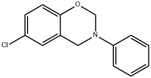 3-Phenyl-6-chloro-3,4-dihydro-2H-1,3-benzooxazine Structure