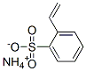 ammonium vinylbenzenesulphonate Structure