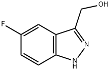 (5-FLUORO-1H-INDAZOL-3-YL)-메탄올 구조식 이미지