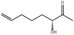 7-Octen-2-one, 3-hydroxy-, (3R)- (9CI) 구조식 이미지