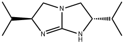 1H-IMidazo[1,2-a]iMidazole,2,3,5,6-tetrahydro-2,6-bis(1-Methylethyl)-, (2S,6S)- 구조식 이미지