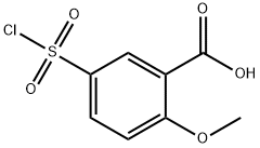 5-chlorosulphonyl-2-anisic acid 구조식 이미지