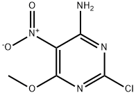 4-AMINO-2-CHLORO-5-NITRO-6-METHOXYPYRIMIDINE Structure