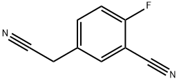 Benzeneacetonitrile, 3-cyano-4-fluoro- (9CI) 구조식 이미지