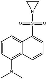 5-DIMETHYLAMINONAPHTHALENE-1-SULFONYL AZIRIDINE 구조식 이미지