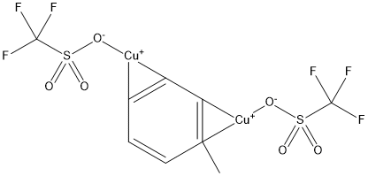 COPPER(I) TRIFLUOROMETHANESULFONATE Structure