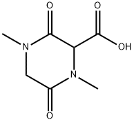 2-Piperazinecarboxylicacid,1,4-dimethyl-3,6-dioxo-(9CI) Structure