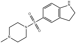 5-[(4-Methylpiperazin-1-yl)sulfonyl]indoline Structure