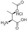 H-THR(AC)-OH HCL Structure