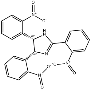 CIS-2,4,5-TRIS(2-NITROPHENYL)IMIDAZOLINE Structure