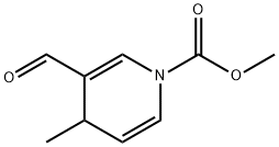 1(4H)-Pyridinecarboxylic  acid,  3-formyl-4-methyl-,  methyl  ester Structure