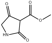 2,4-dioxo-3-Pyrrolidinecarboxylic acid Methyl ester Structure