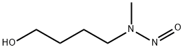 N-메틸-N-(4-하이드록시부틸)니트로사민 구조식 이미지