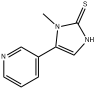 1-METHYL-5-PYRIDIN-3-YL-1H-IMIDAZOLE-2-THIOL Structure