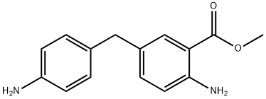 methyl 5-[(4-aminophenyl)methyl]anthranilate 구조식 이미지